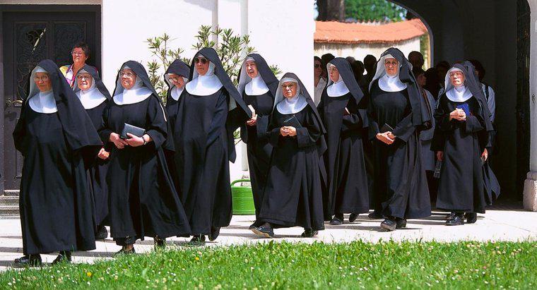 Wie nennt man eine Nonnengruppe?
