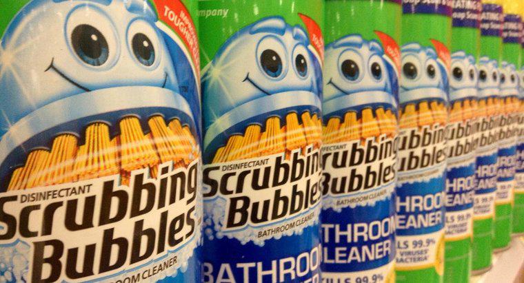 Was sind die Hauptzutaten beim Scrubbing von Bubbles mit Fantastik?