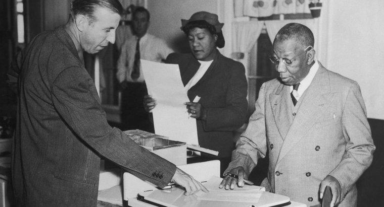 Wann bekamen schwarze Amerikaner das Wahlrecht?