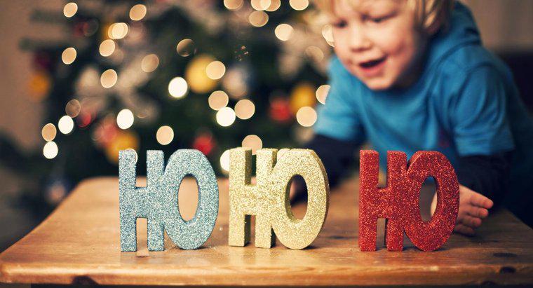Warum sagt der Weihnachtsmann "ho Ho Ho"?