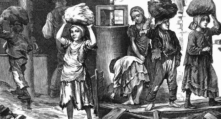 Was war Kinderarbeit in den späten 1800er und frühen 1900er Jahren?