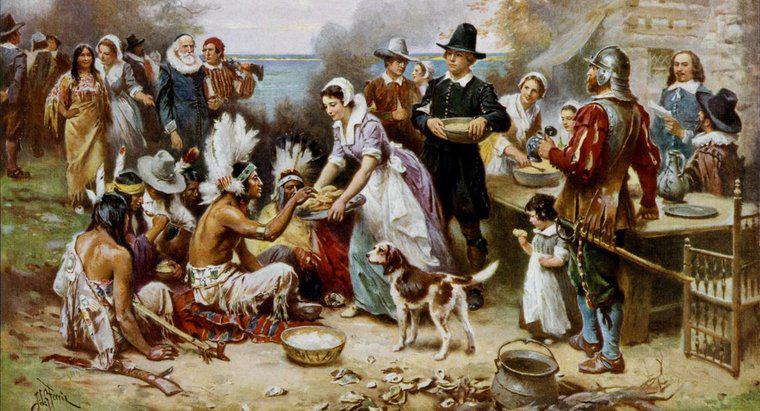 Was ist die Geschichte des ersten Thanksgiving?