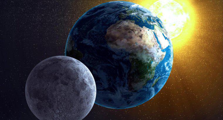 Ist die Sonne größer als Mond und Erde?