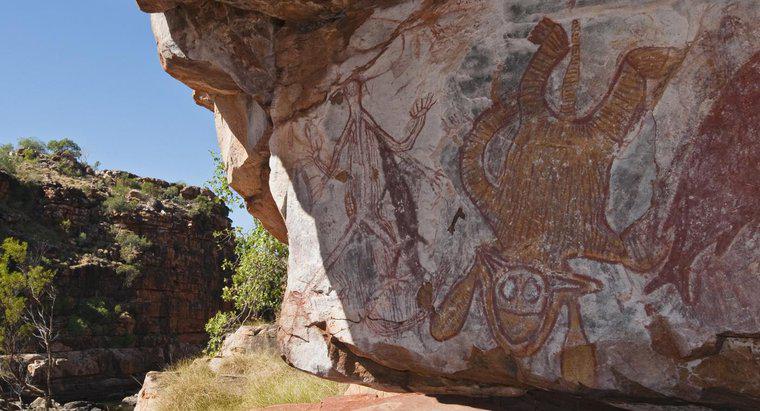 Wann begann die Kunst der Aborigines?