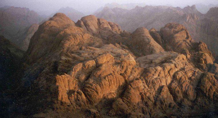 Was sind die wichtigsten Gebirge in Ägypten?
