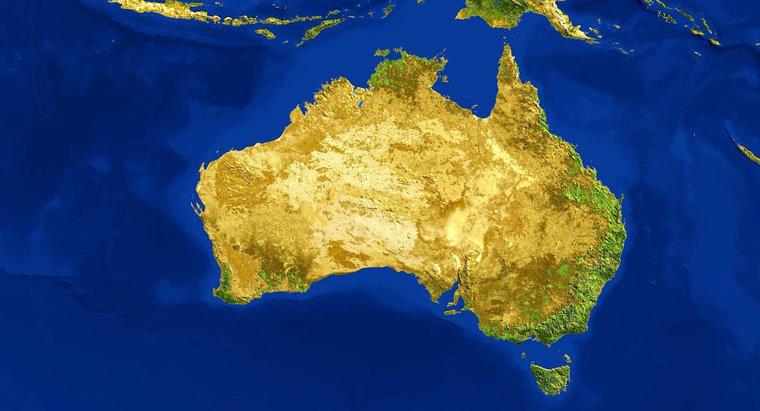 Welche Ozeane umgeben Australien?