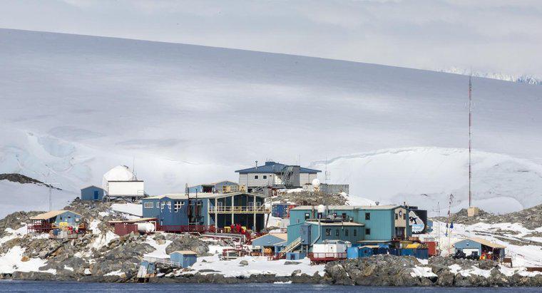Welche Art von Häusern gibt es in der Antarktis?