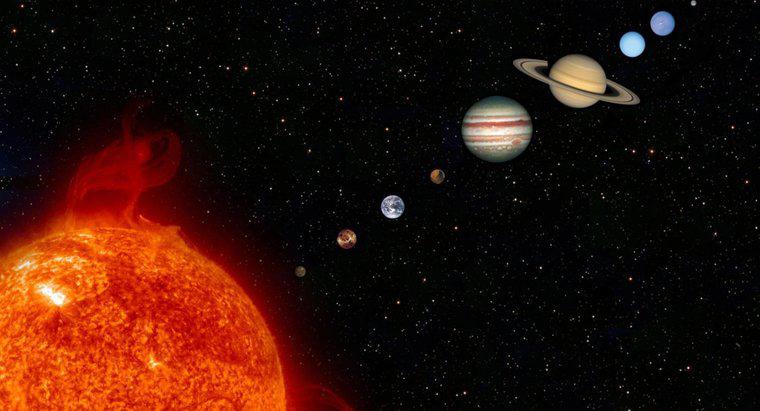 Umrunden die Planeten die Sonne auf einem Weg, der Umlaufbahn genannt wird?