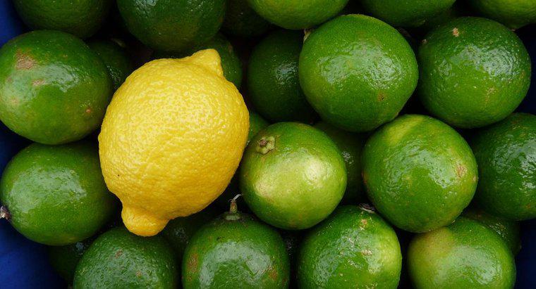 Was sind die Unterschiede zwischen Zitronen und Limetten?