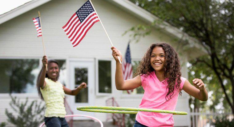 Was sind einige Fakten für Kinder über die amerikanische Flagge?