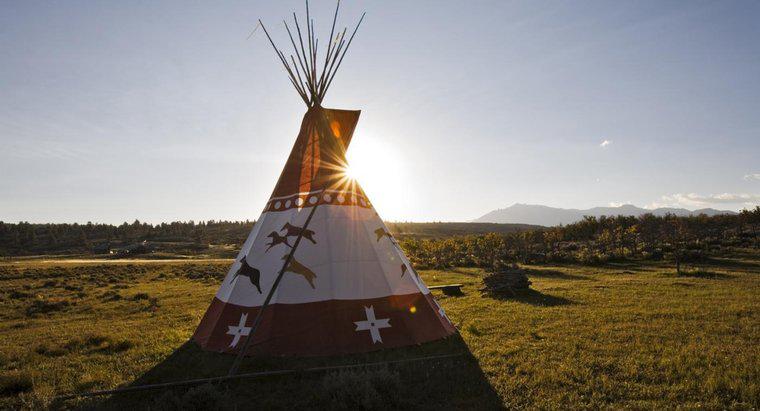 Wie sahen die Häuser der Blackfoot-Indianer aus?