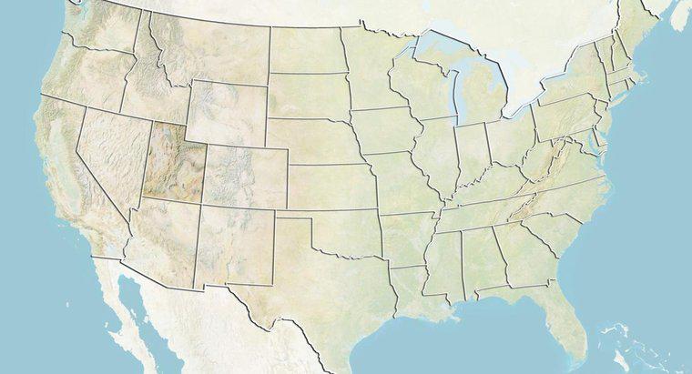 Wie heißen die 50 Staaten der USA?