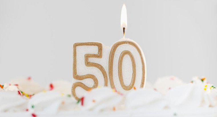 Was sind Ideen, um einen 50. Geburtstag zu feiern?