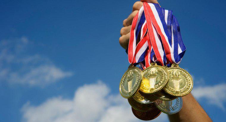 Woraus bestehen olympische Goldmedaillen?