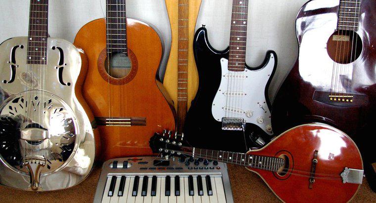 Was sind die fünf Arten von Musikinstrumenten?