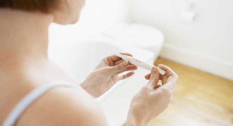 Was bedeutet eine Zeile bei einem Schwangerschaftstest?