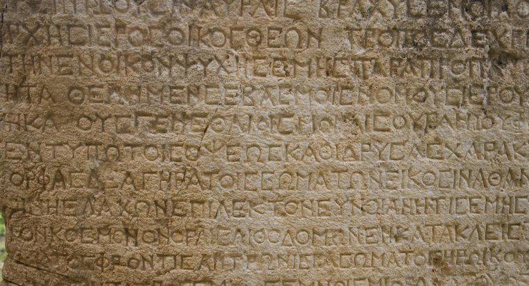 Welche Sprache sprachen die alten Griechen?