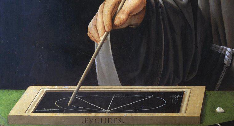 Was sind drei Beiträge von Euklid zur Mathematik?