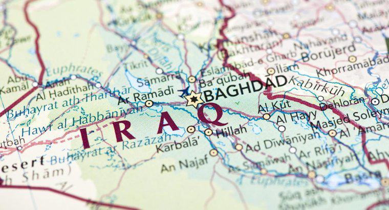 Welche Länder grenzen an den Irak?