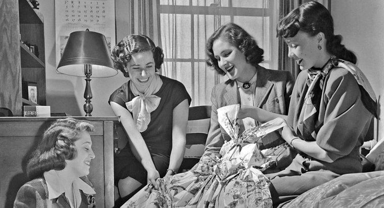 Was trugen Mädchen in den 1940er Jahren?