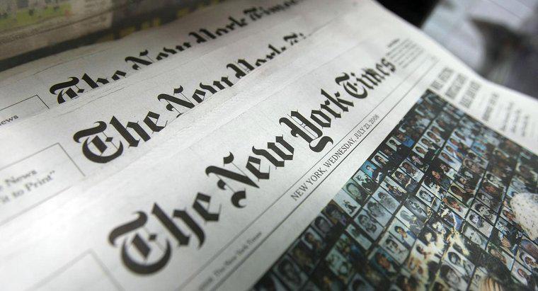 Welche Schriftart verwendet die New York Times?