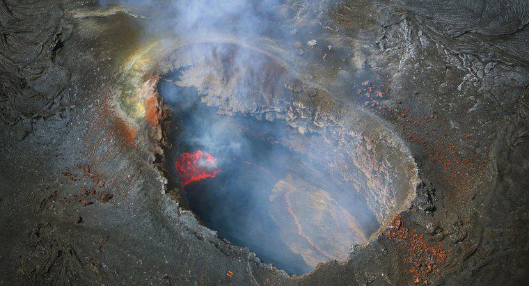 Was ist eine Hauptentlüftung in einem Vulkan?
