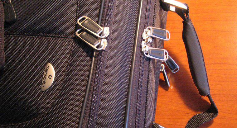 Wie setzt man ein Samsonite Gepäckkombinationsschloss zurück?