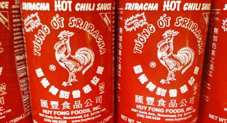 Was sind die Zutaten von Sriracha?