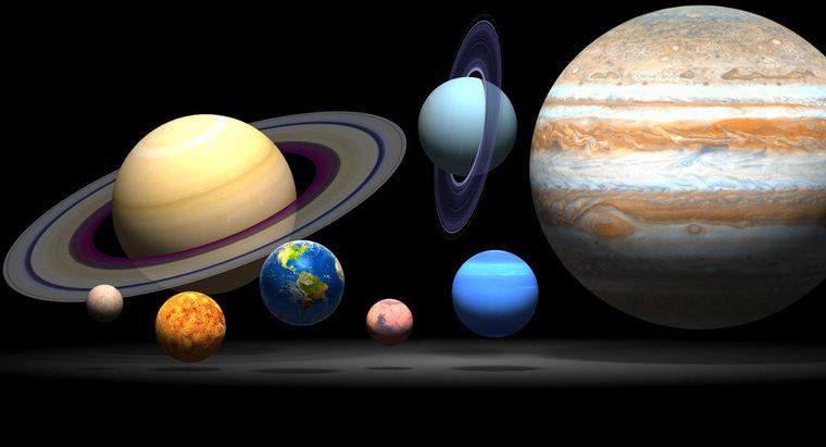 Welche Durchmesser haben die Planeten?