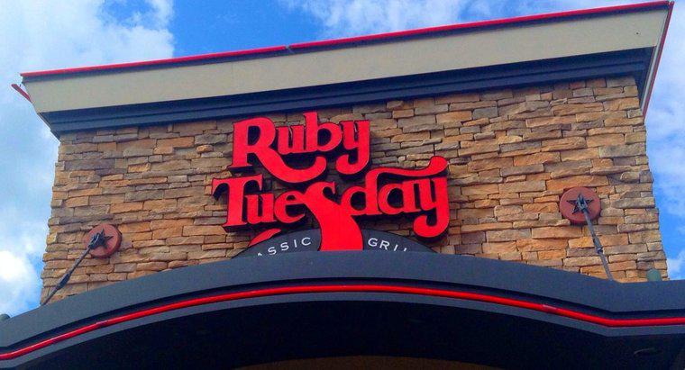 Wie erhalten Sie eine Kopie von Ruby Tuesday-Rezepten?