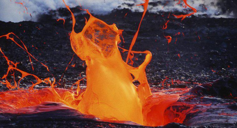 Was sind die vier Arten von Lava?