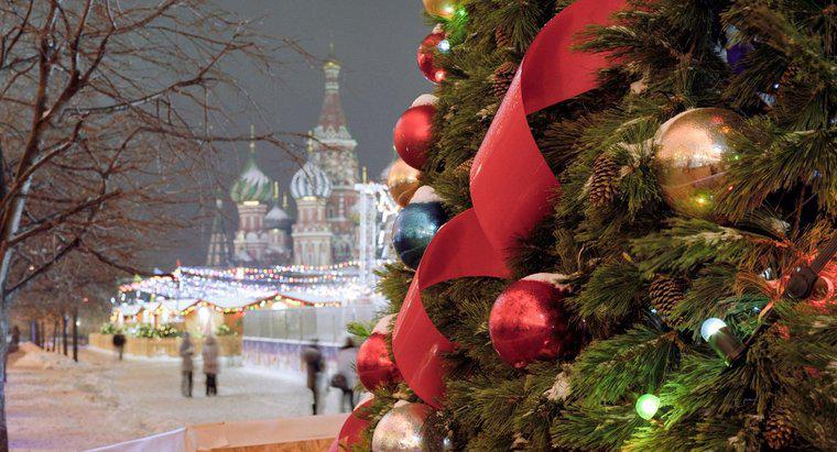Wie feiern Russen Weihnachten?