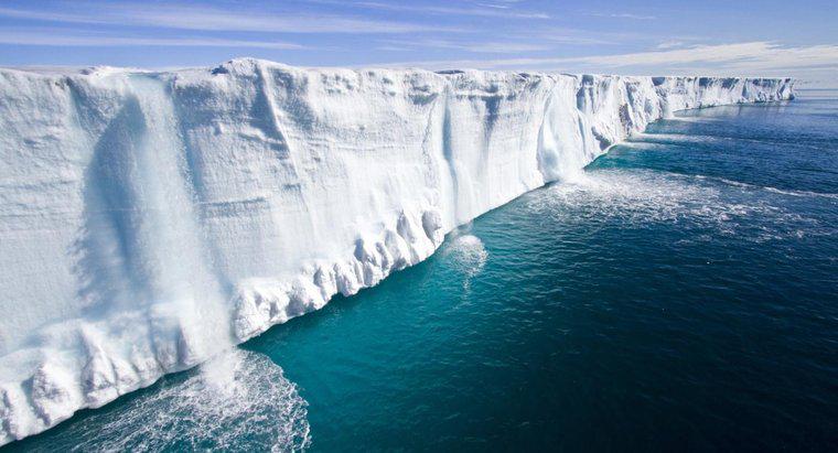 Was verursacht das Schmelzen der polaren Eiskappen?