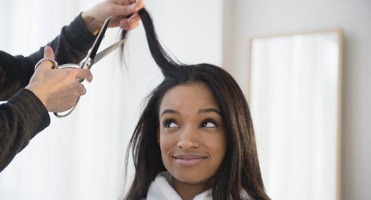 Was sind gute Frisuren für mittellanges schwarzes Haar?