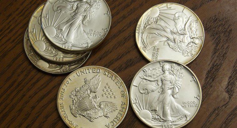 Wann hat die US-Münze die Herstellung von reinen Silbermünzen eingestellt?