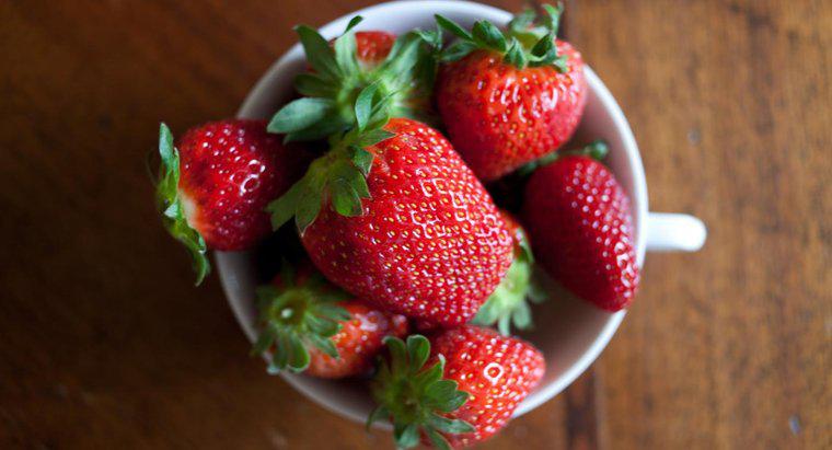 Sind Erdbeeren die einzige Frucht mit Samen auf der Außenseite?