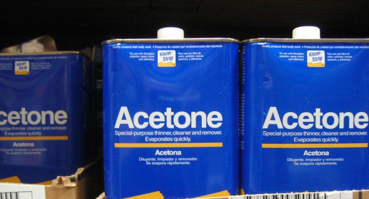 Was sind einige Anwendungen für 100 Prozent Aceton?