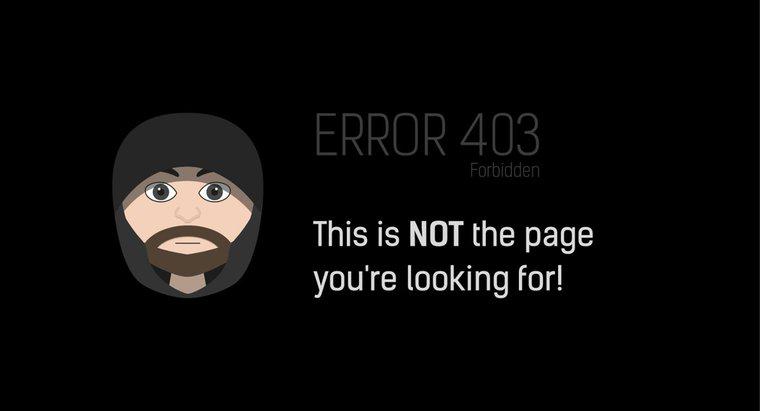 Wie behebt man einen 403 verbotenen Fehler?