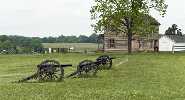 Was war die erste Schlacht des Bürgerkriegs?