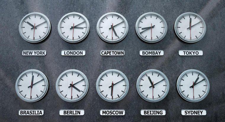 Wie viele Zeitzonen gibt es auf der Welt?