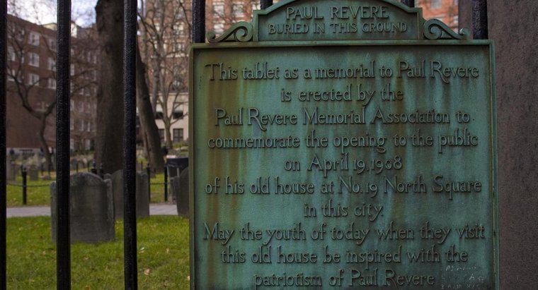 Was waren die Leistungen von Paul Revere?