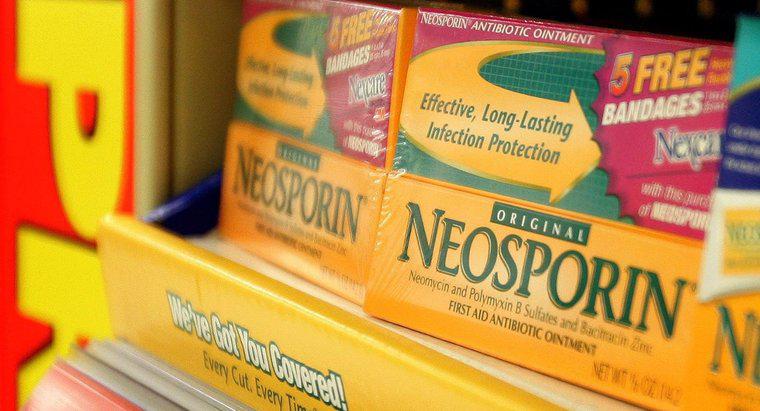 Welche Inhaltsstoffe sind in Neosporin enthalten?