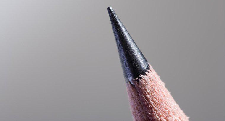 Aus welchem ​​Material besteht die Mine in einem Bleistift?