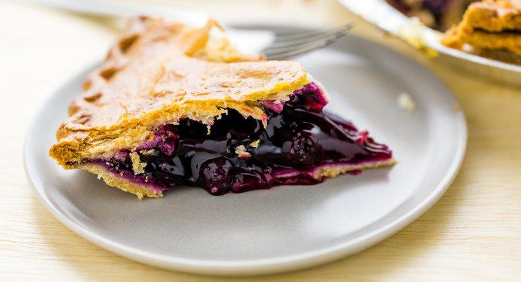 Wie macht man Blueberry Pie mit gefrorenen Beeren?