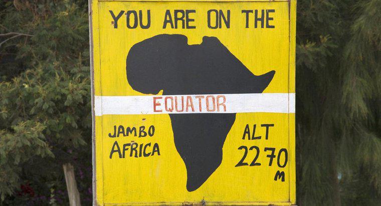 Durch welche afrikanischen Länder verläuft der Äquator?