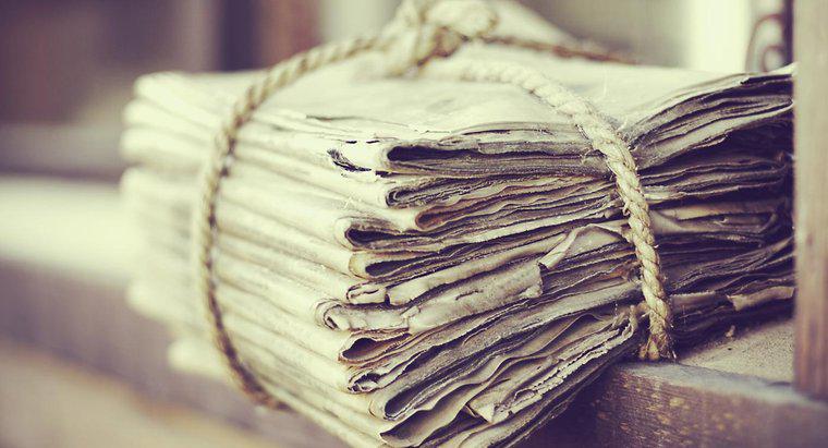Sind alte Zeitungen etwas wert?