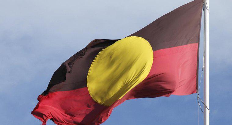 Was bedeutet die Flagge der Aborigines?
