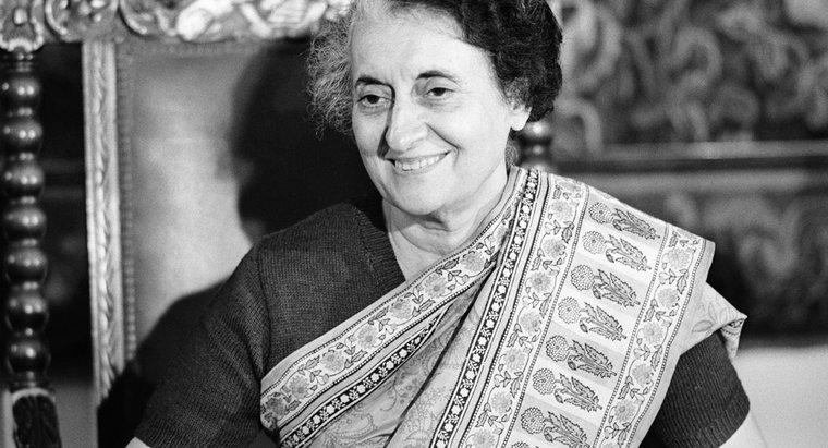 Wofür ist Indira Gandhi berühmt?