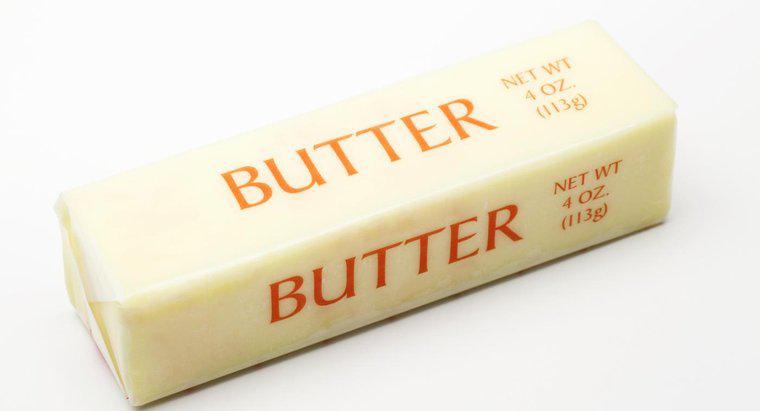 Wie viele Esslöffel sind in einem Stück Butter?