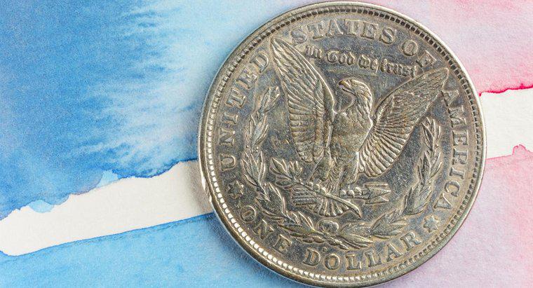 Wo ist das Münzzeichen auf einem Morgan Silver Dollar?